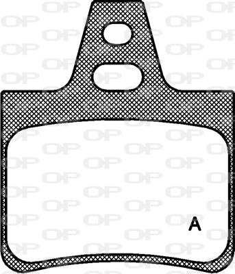 OPEN PARTS Комплект тормозных колодок, дисковый тормоз BPA0311.00